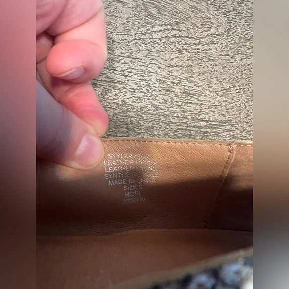 Madewell The Cory D-Orsay Flat Snake Embossed Leather Women’s Size 9 
Slip On - Picture 5 of 11